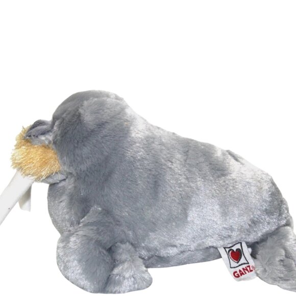 Ganz Webkinz Walrus Gray Plush Stuffed Animal 9" with No Tag, HM332 - Picture 4 of 7